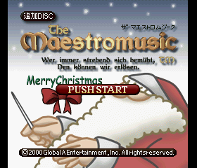 The Maestromusic: Merry Christmas Append Title Screen